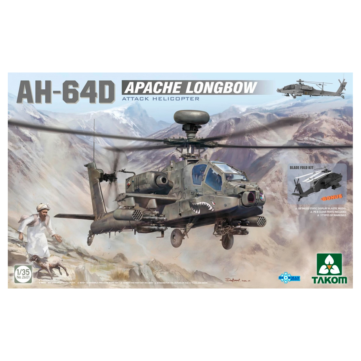 1/35 AH-64D Apache Longbow Attack Helicopter