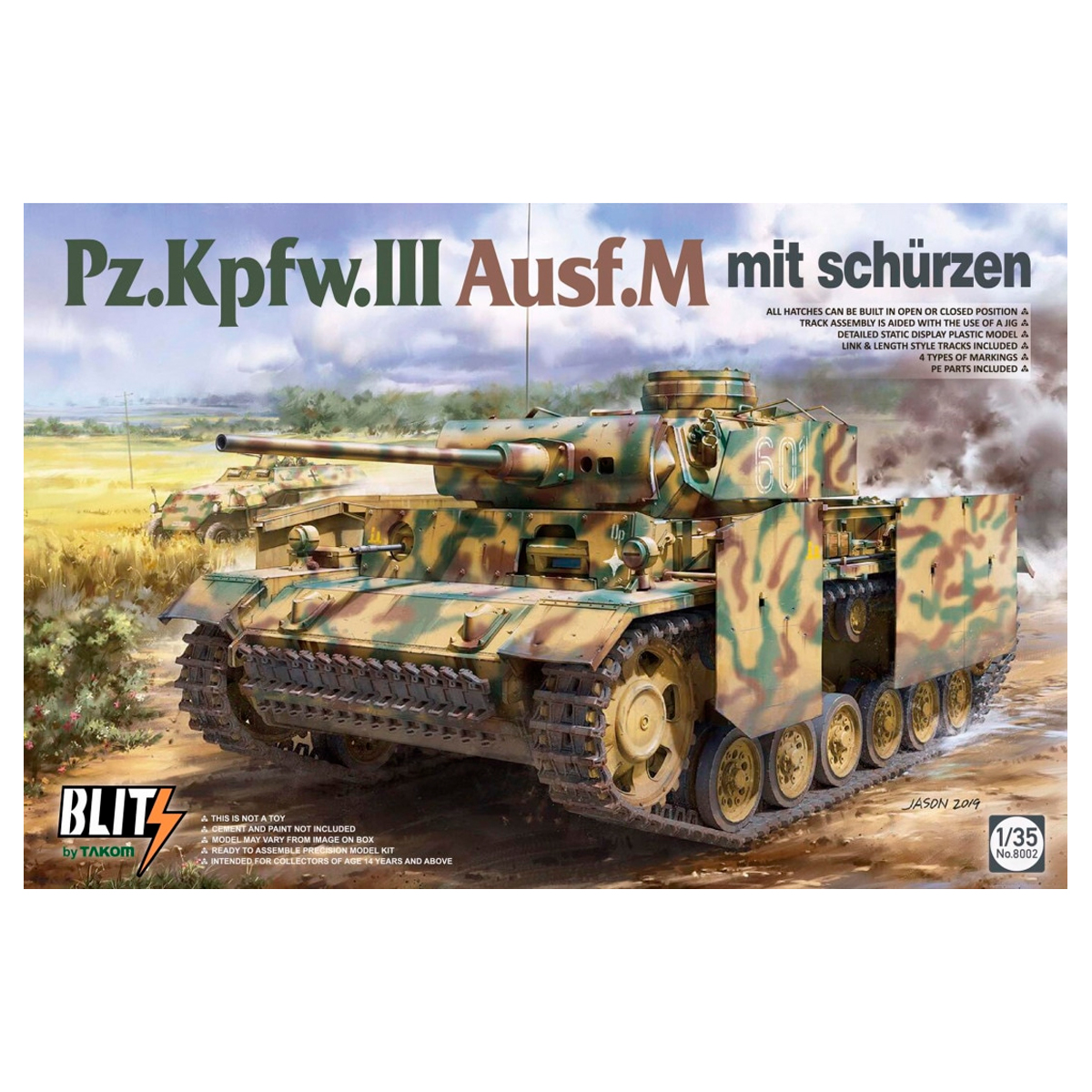 1/35 Pz.Kpfw. III Ausf. M mit schürzen (Blitz)