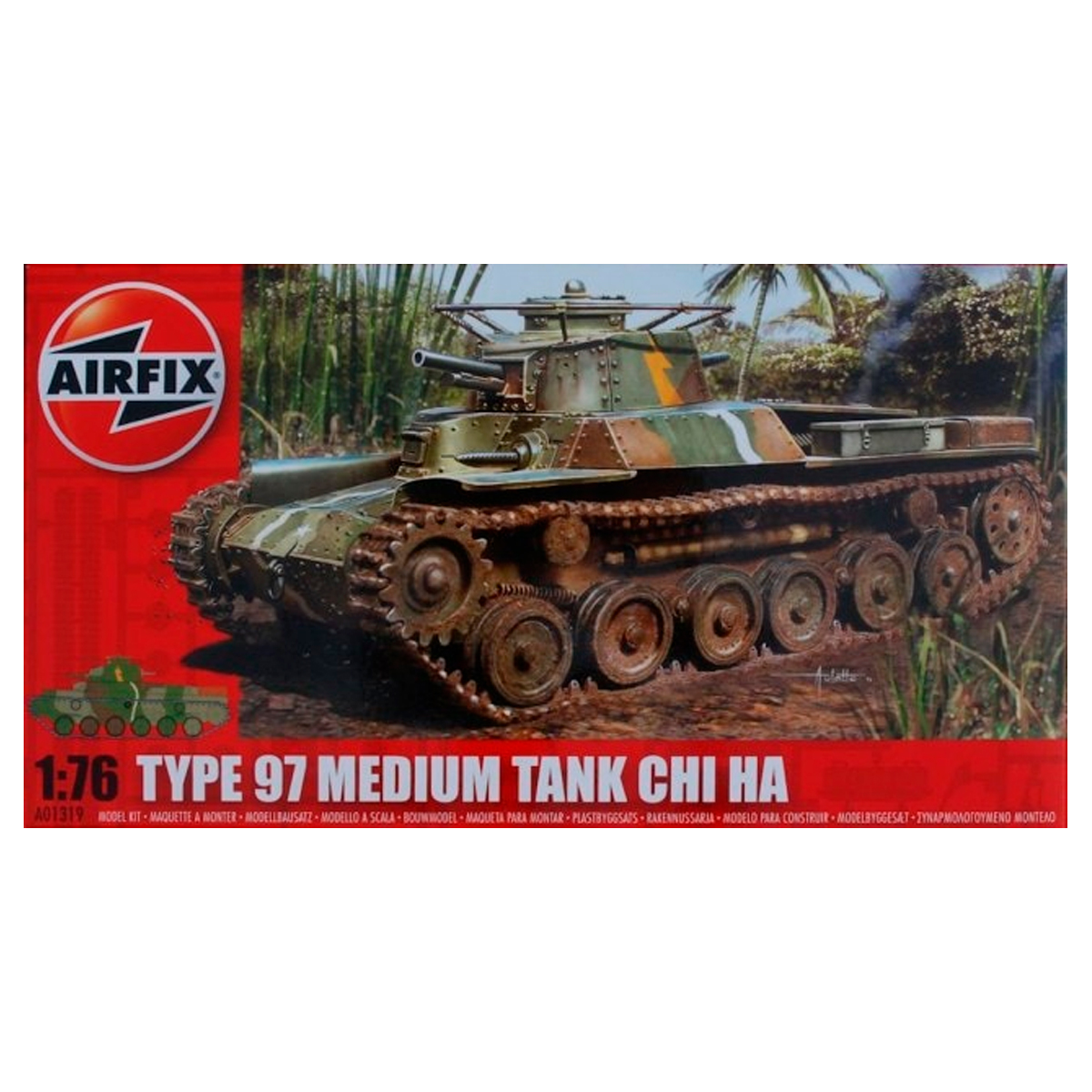 AIRFIX 1/76 Type 97 Medium Tank Chi Ha