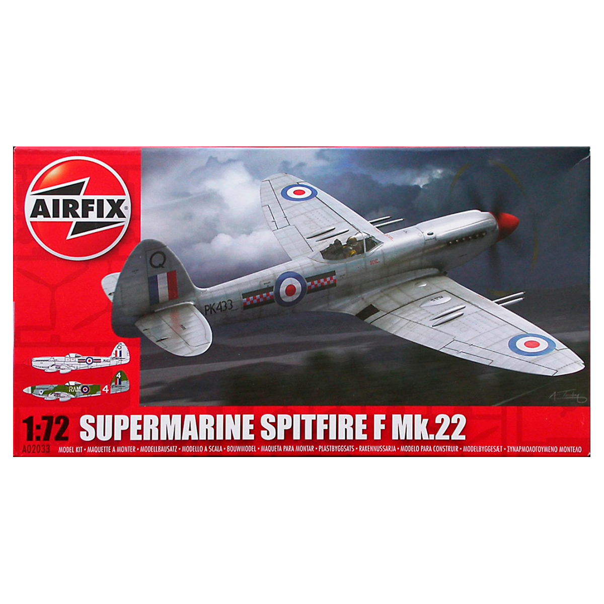 AIRFIX 1/72 Supermarine Spitfire F Mk.22