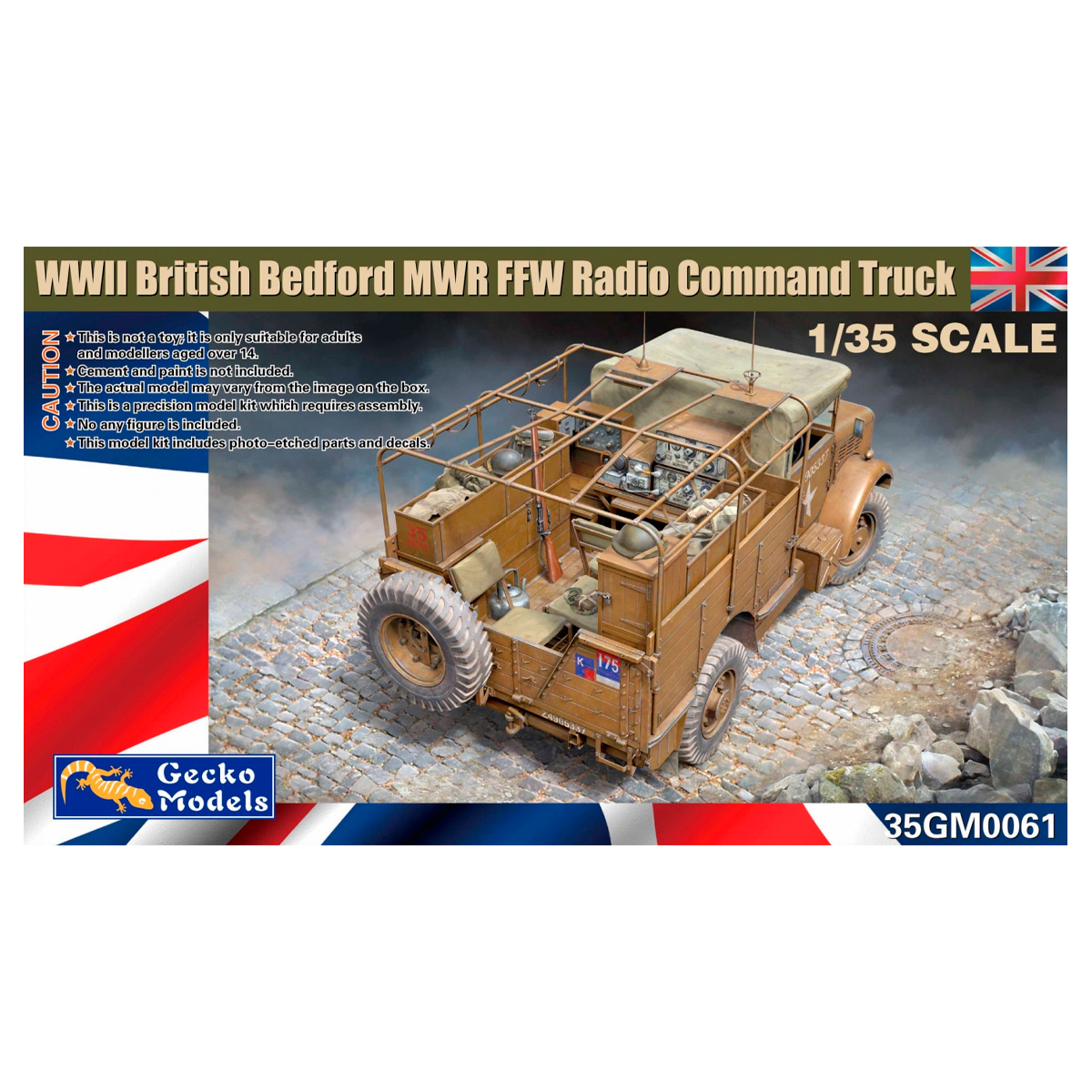 1/35 British Bedford MWR FFW Radio Command Truck