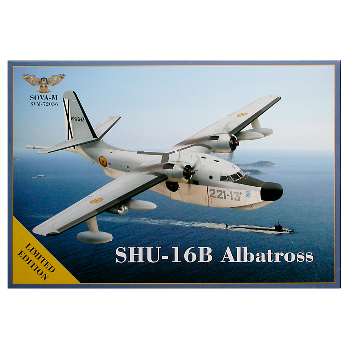 SOVA-M Grumman SHU-16B Albatross 1/72 (Spain/ Chilean A.F.)