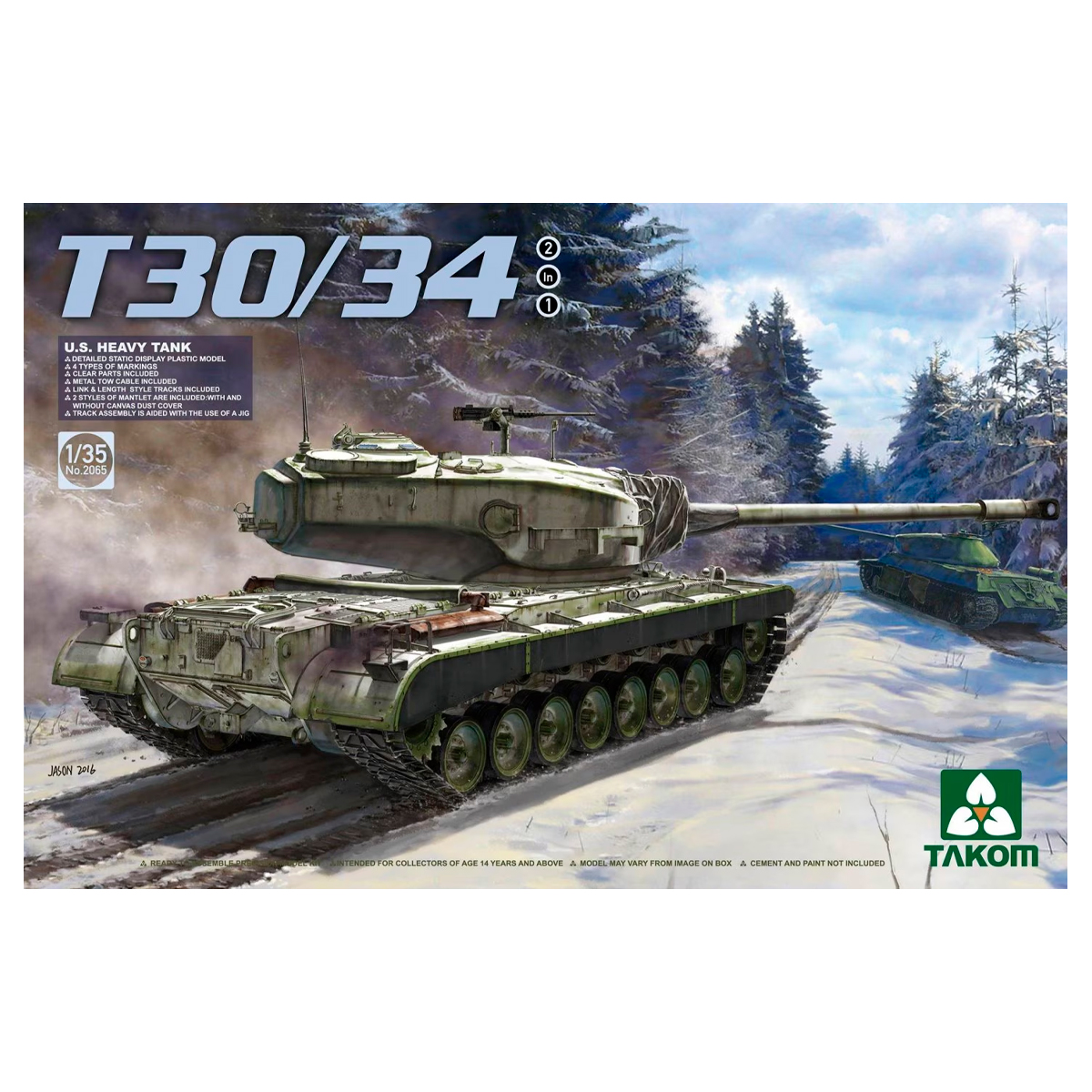 1/35 U.S. Heavy Tank T30 / 34 (2 in 1)