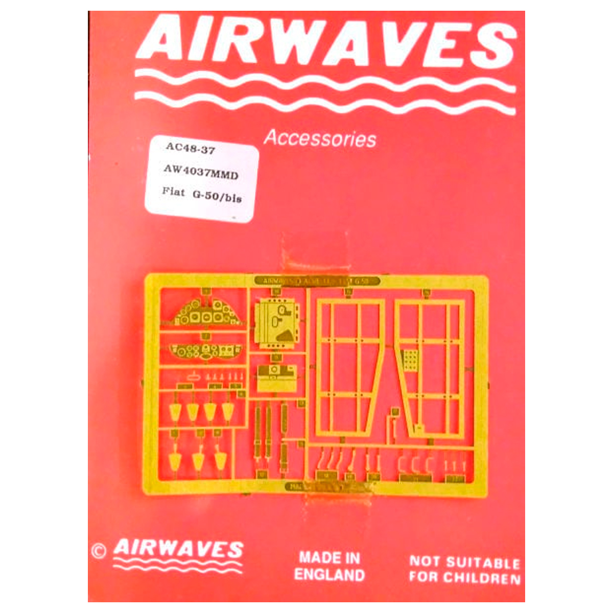 AIRWAVES 1/48 Fiat G.50/bis (AW4037MMD) – Detail set